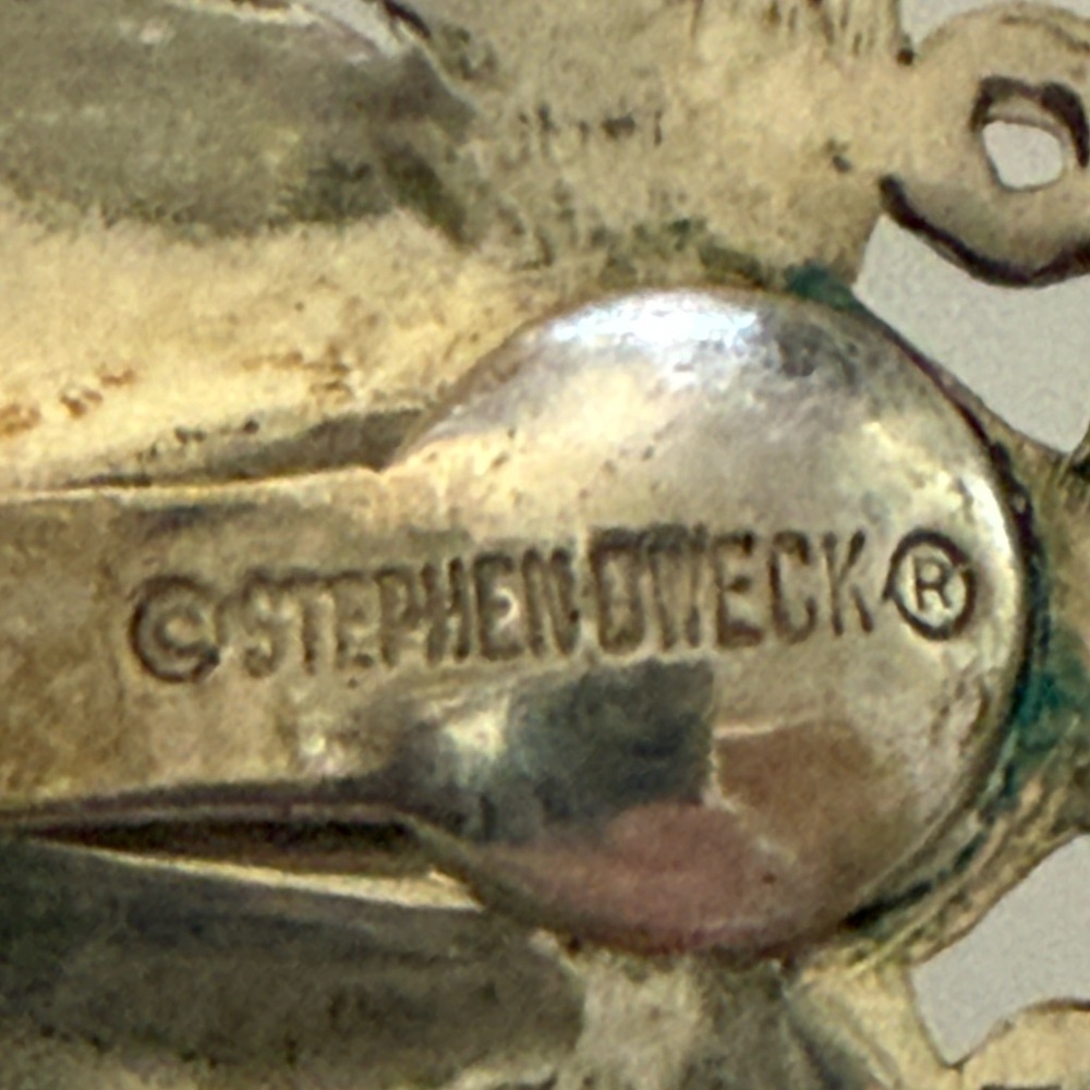 Stephen Dweck Ornate Silver Earrings - Picture 6 of 6